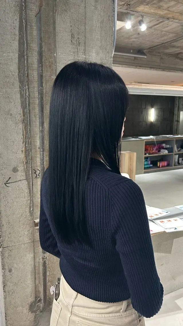 髪質改善カラーエステの写真