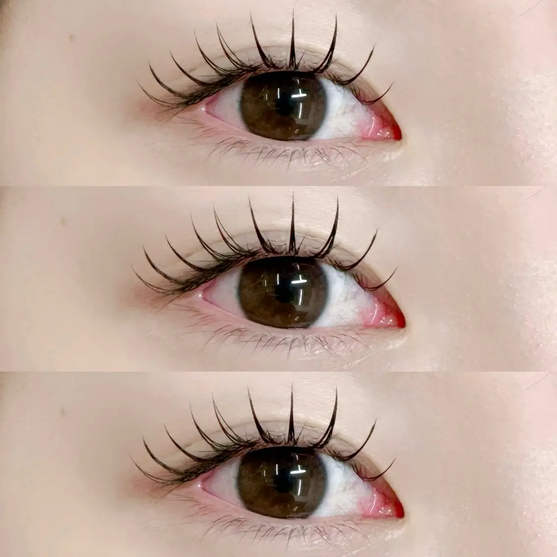 マツエク・マツパ フラットラッシュ ナチュラル マツエク 天王寺eye ♡eyebrowのマツエク・マツパデザイン