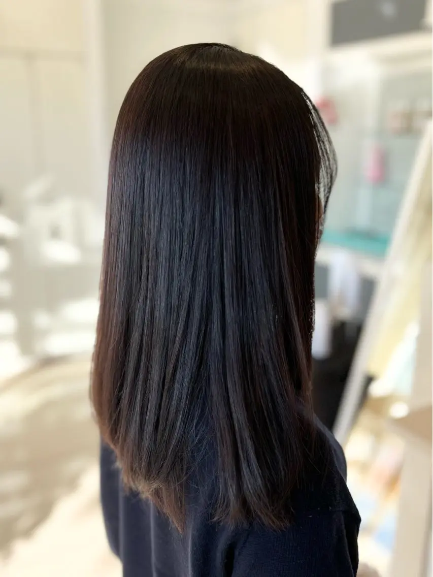 セミロング カット トリートメント 金子 直樹のヘアスタイル