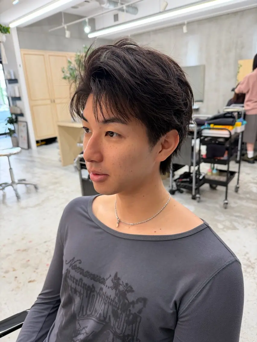 ショート カット メンズパーマ特化 🦖森田道成のヘアスタイル