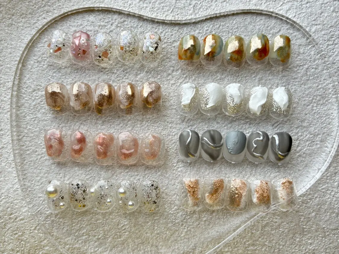 ネイル ニュアンスネイル Lilia nana🕊️🤍のネイルデザイン
