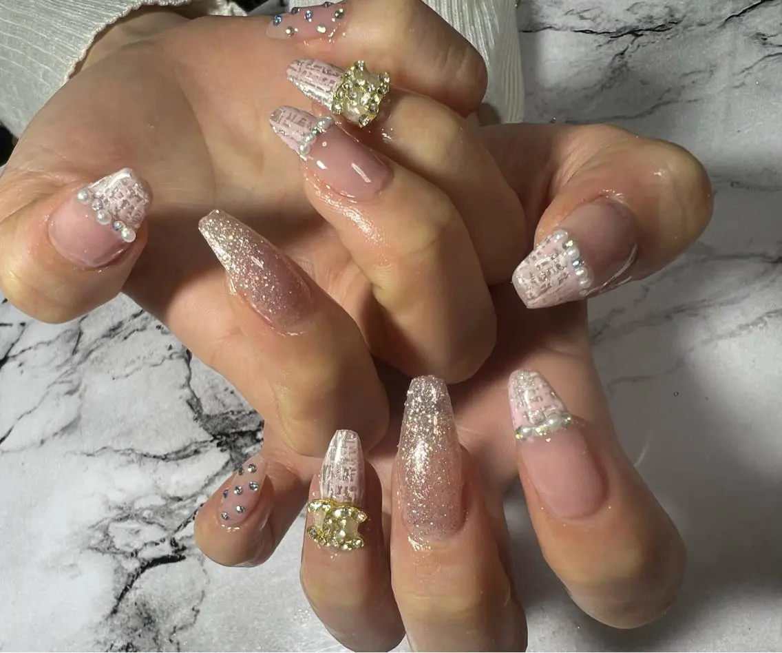 ネイル ツイードネイル Mimi Nailのネイルデザイン