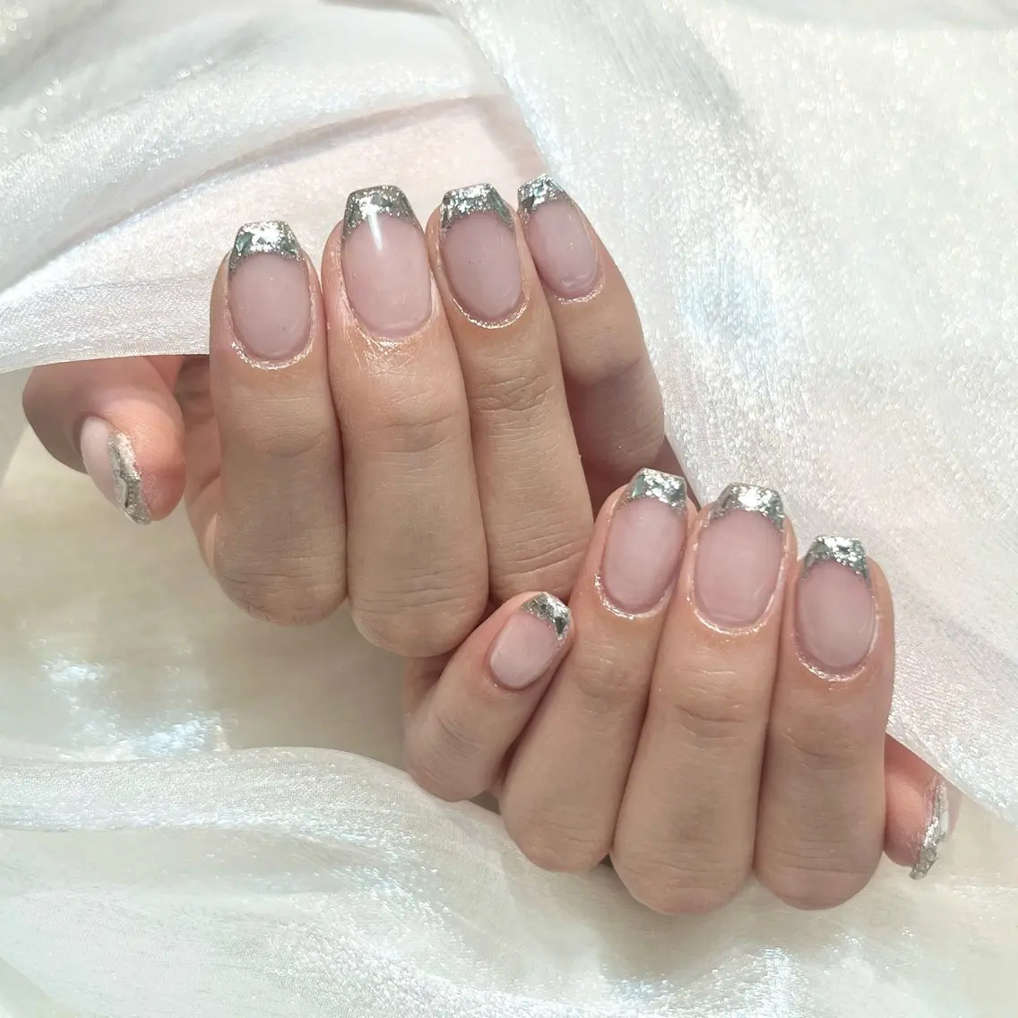 🔰口コミ記入必須【Jr.】HAND⭐️オフなし⭐️ガラスフレンチ(クリアベース)の写真
