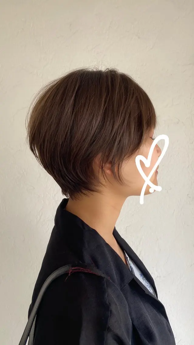 ショート ショートヘア 井上 歩美のヘアスタイル