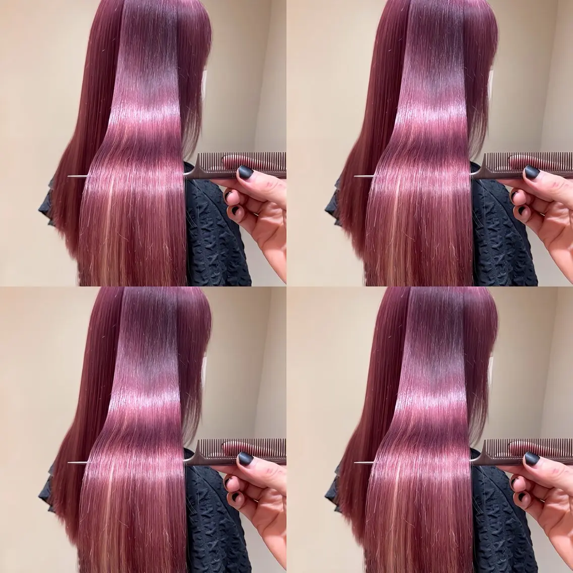 ロング 縮毛矯正 トリートメント 【溝の口の艶髪の神様 】田仲雄大のヘアスタイル