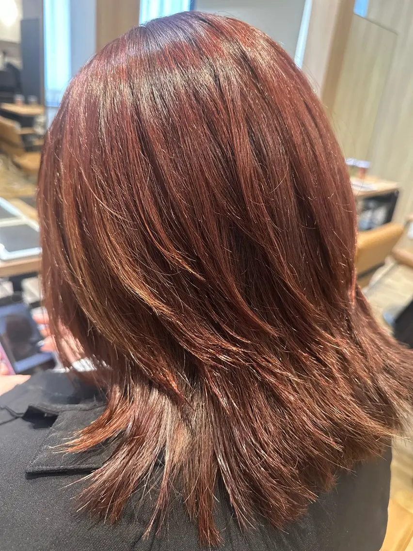 ミディアム カラー カット ヘアカラー トリートメント ✨✂️Nori ✂️✨のヘアスタイル