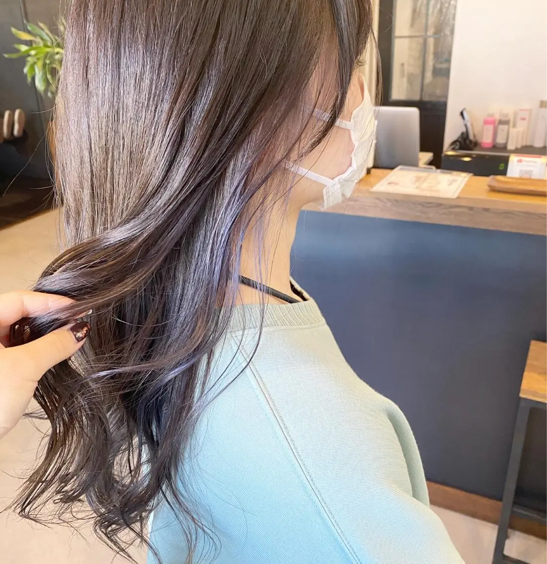 ロング カラー 名倉 伽奈のヘアスタイル