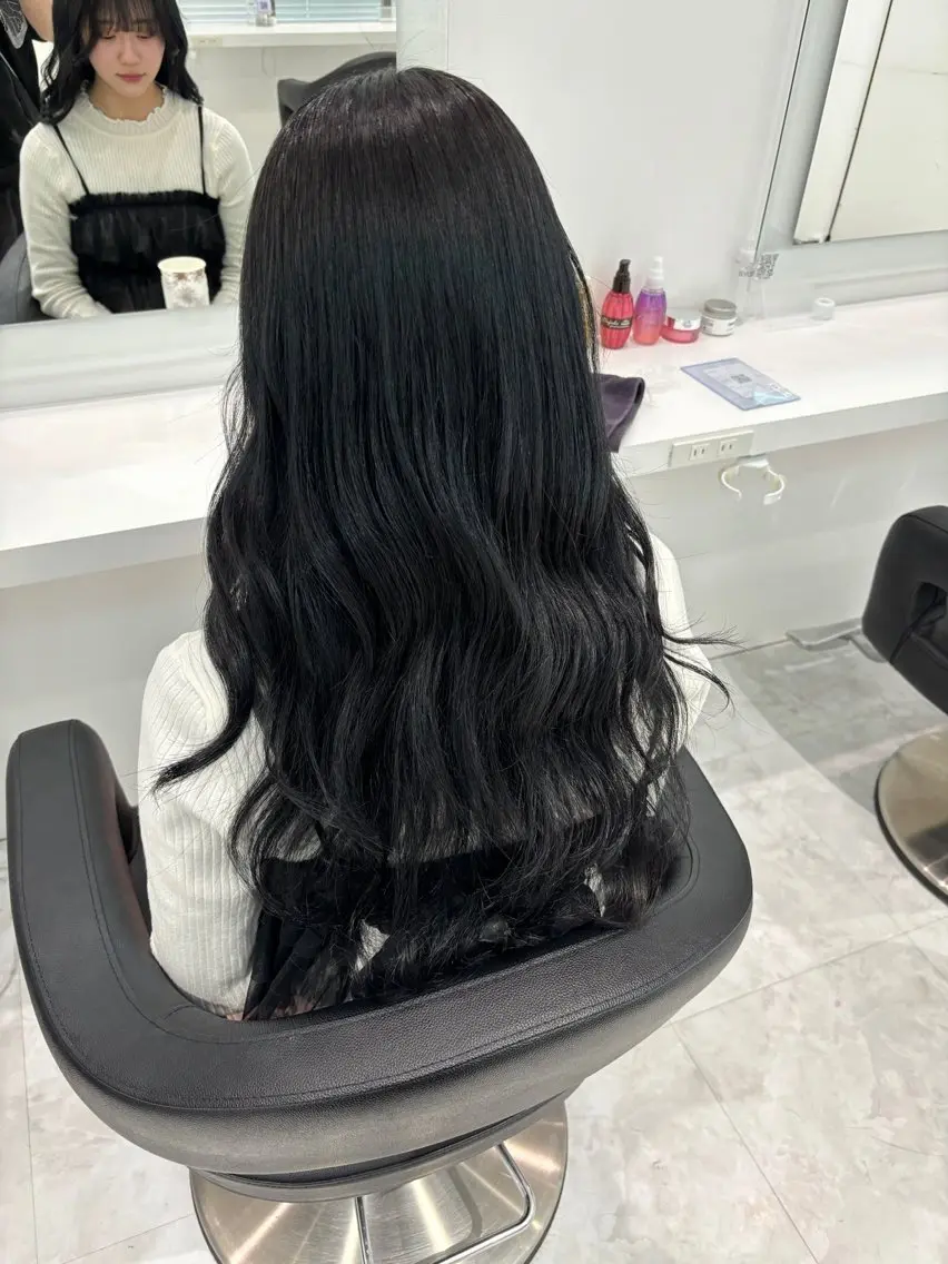 ロング ヘアアレンジ 髪質改善 韓国風ヘア 🫧ハイトーン/ 髪質改善/ヒナタ🫧のヘアスタイル