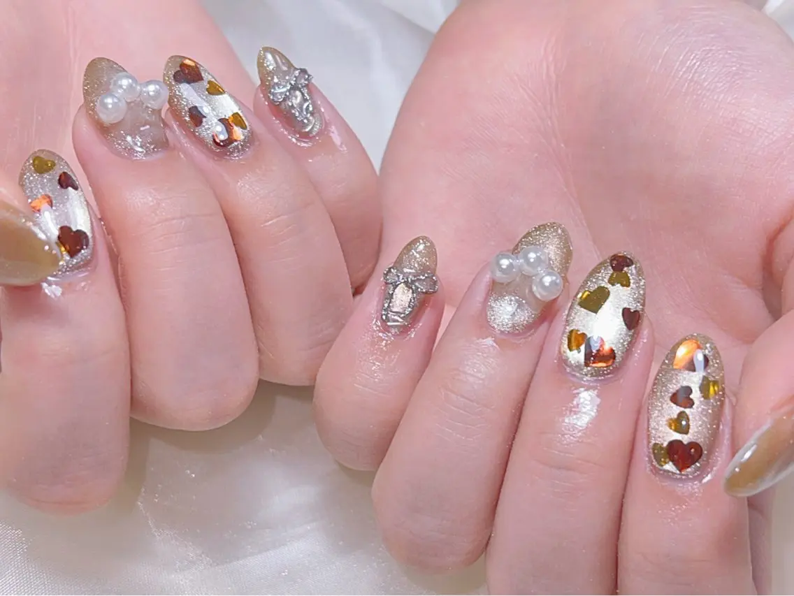 ネイル 🎀ネイルサロン エクラYUI🎀のネイルデザイン