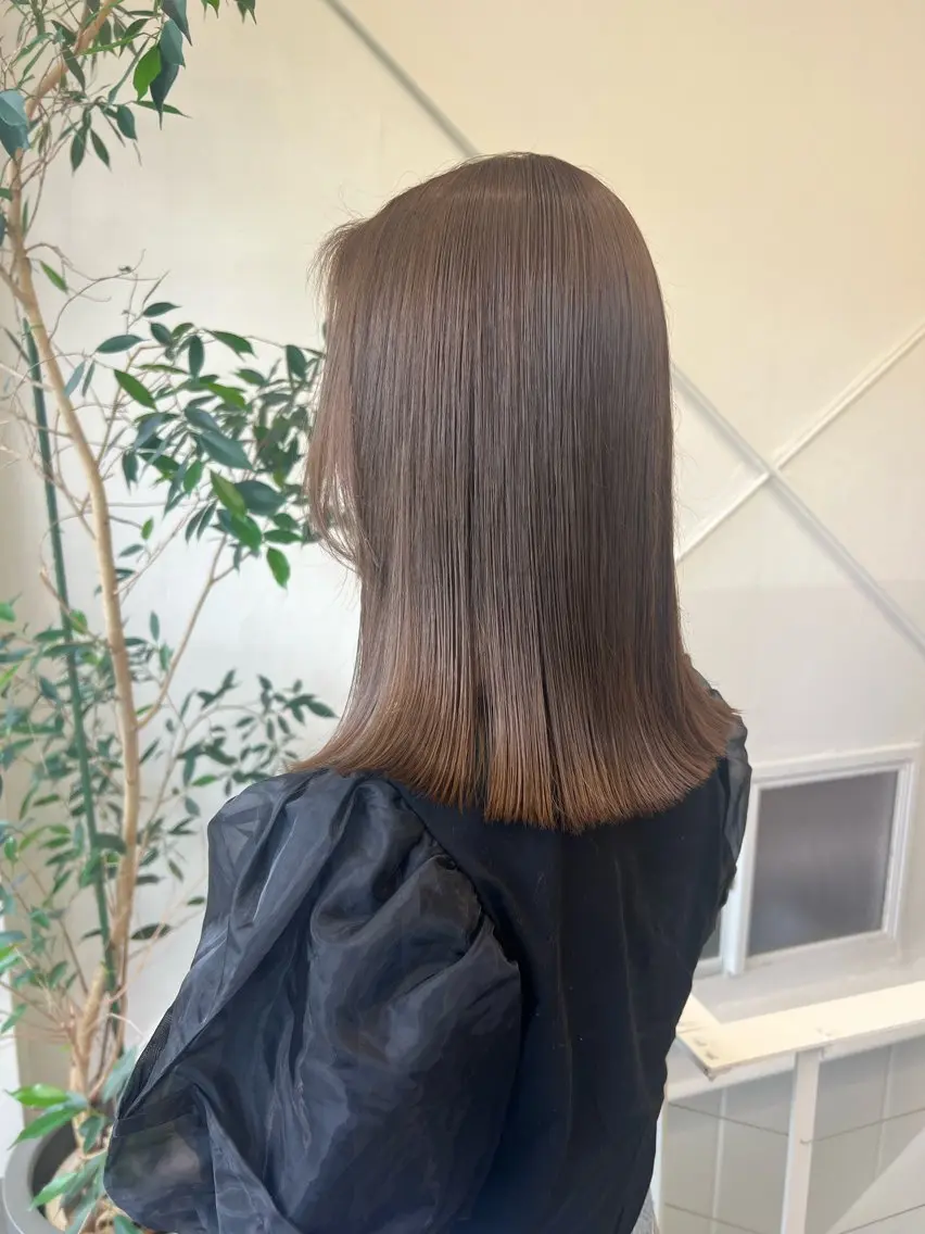 ミディアム yukii 八事大石 明葉のヘアスタイル