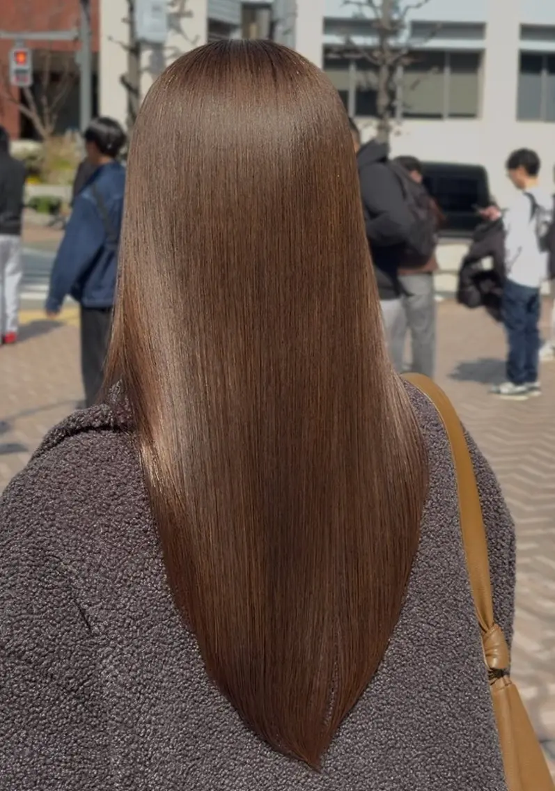 ロング カット ヘアカラー トリートメント 新宿　デザインカラー /髪質改善 葛西夏海のヘアスタイル