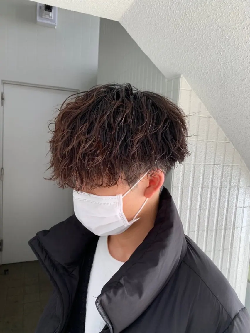 メンズ カット パーマ パーマ支持率No.1 ❤️🔥安成弾のヘアスタイル