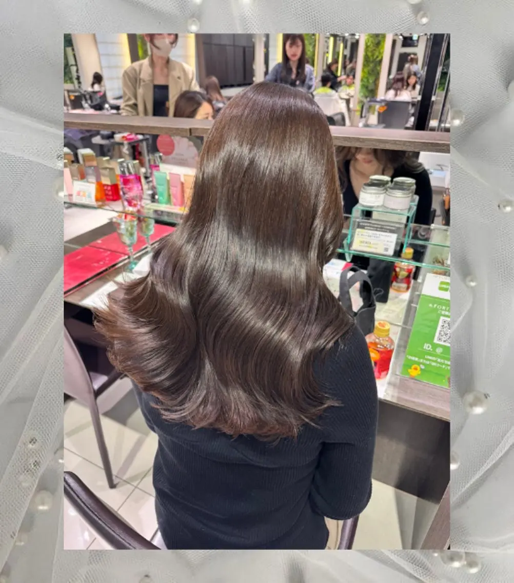 カラー ブラウンカラー 透明感カラー ヘアカラー トリートメント みゆ💖💫透明感 カラー／ヘアアレンジのヘアスタイル