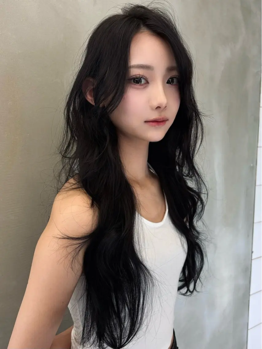 ロング カット ヘアカラー まさとお洒落 色気個性ヘアのヘアスタイル