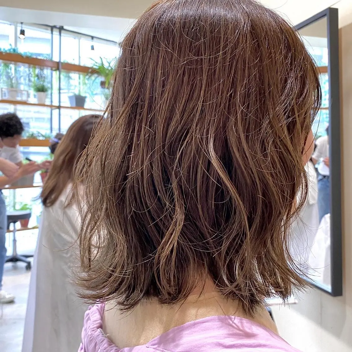 ミディアム カラー ヘアアレンジ カット ヘアカラー トリートメント ヘッドスパ 【ダメージレス施術】 【透明感】北村 拓也のヘアスタイル