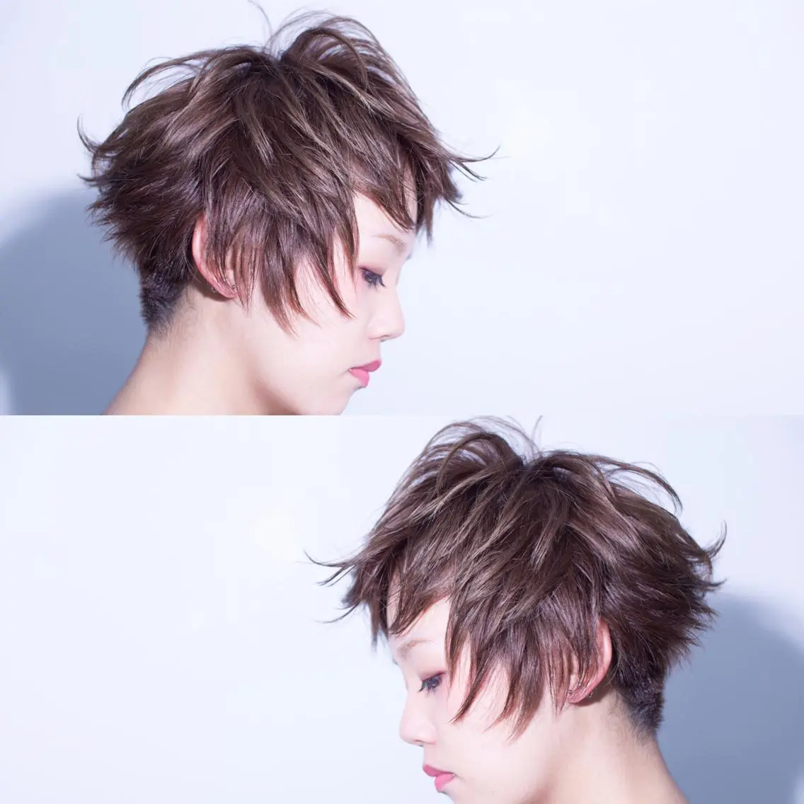 ショート カラー 髪質改善 艶髪🔵フセナオヤのヘアスタイル