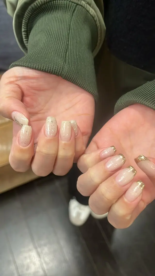 ネイル ニュアンスネイル シンプルネイル SAKU nail 作島茜のネイルデザイン