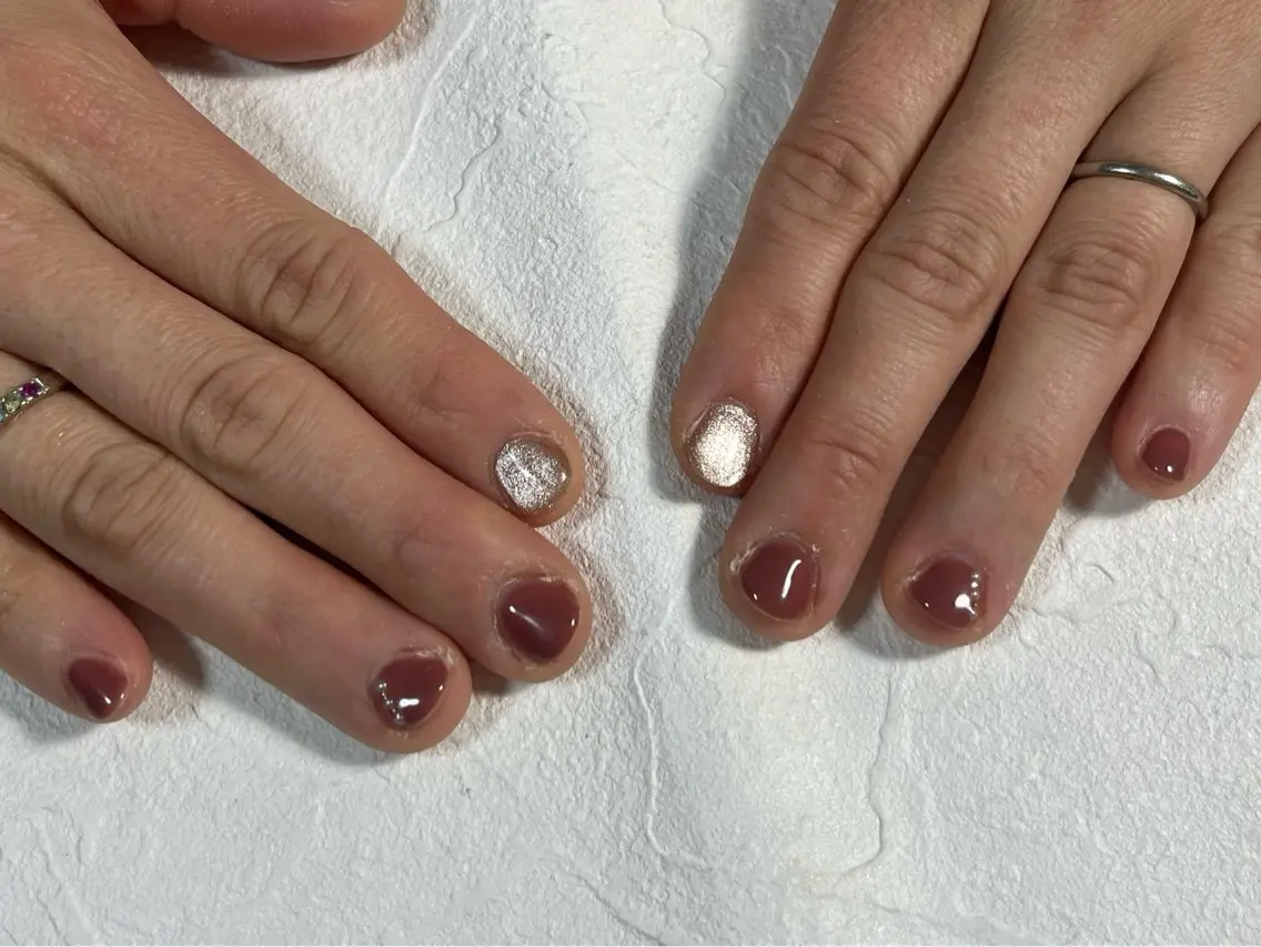 ネイル オーロラネイル フットネイル フレンチネイル ジェルネイル 韓国ネイル ハンドネイル kiki nail たまプラーザのネイルデザイン