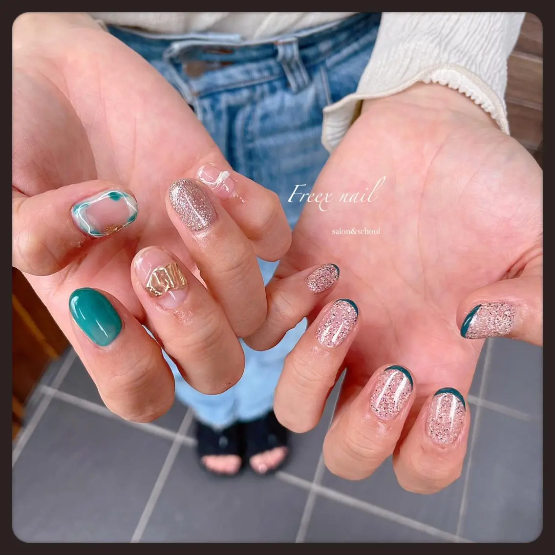 ネイル ハンドネイル フットネイル freex nail /ニュアンス/個性派のネイルデザイン