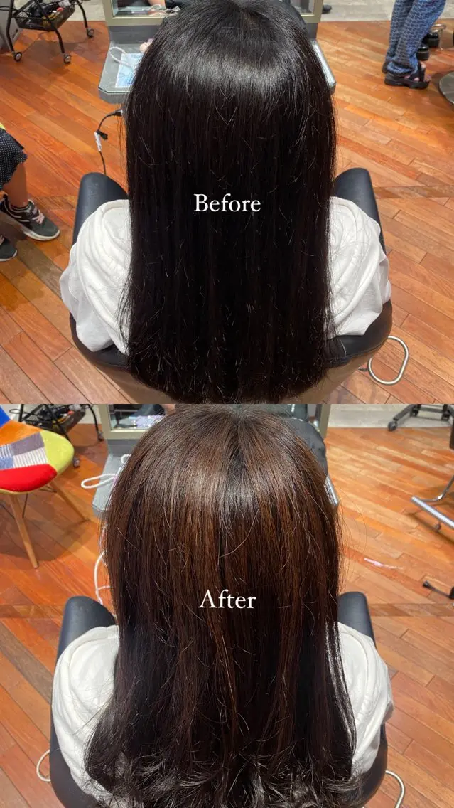 ロング 3Dハイライト ハイライト 🫧Miyu カットモデル募集🫧のヘアスタイル