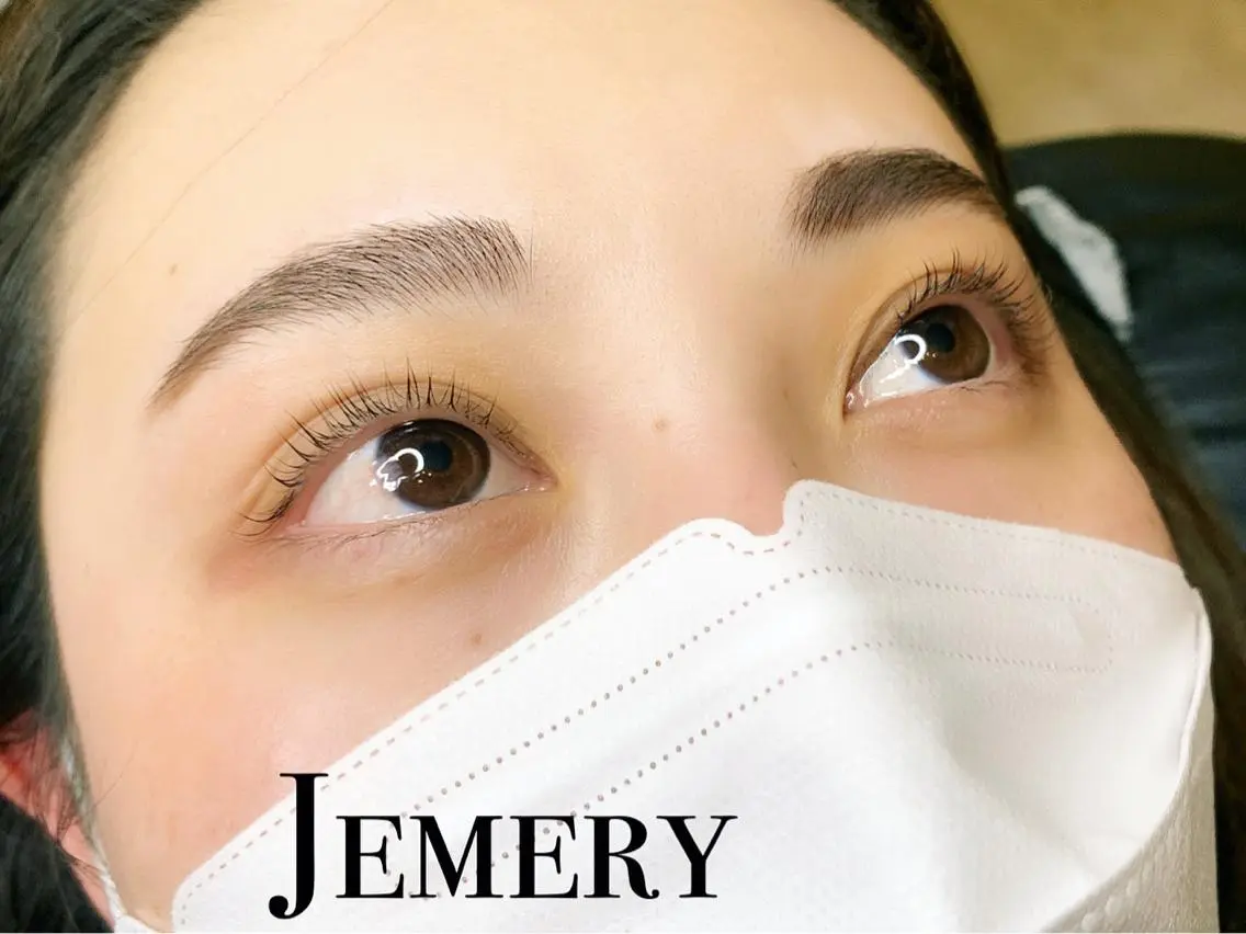 マツエク・マツパ パリジェンヌラッシュリフト 一重×まつ毛パーマ マツパ 💎 Jemery 💎のマツエク・マツパデザイン
