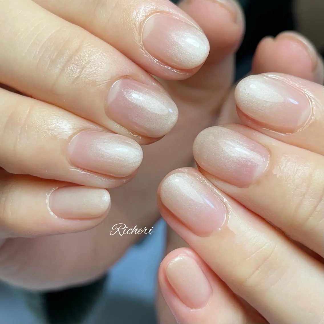 ミディアム ネイル グラデーション richeri beautyのその他イメージ