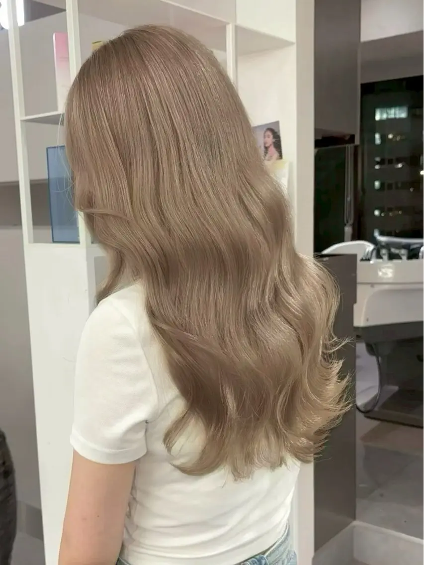 ロング カット ヘアカラー 無料カットモデル募集 ONYX 表参道のヘアスタイル