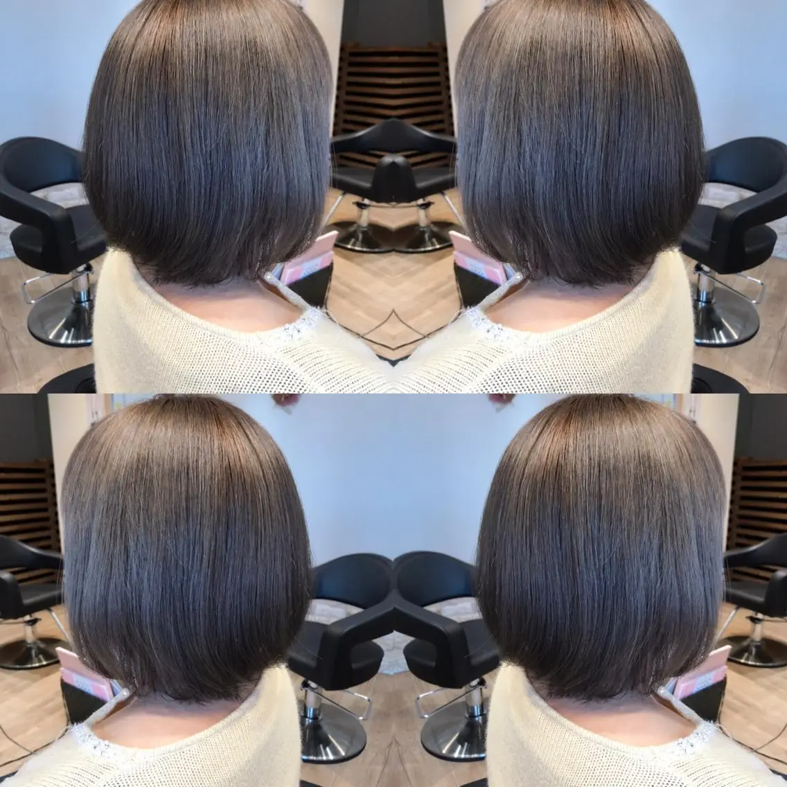 ショート カラー アッシュ ブリーチ ラベンダーカラー ラベンダーアッシュ ヘアカラー 大久保 隆蔵のヘアスタイル