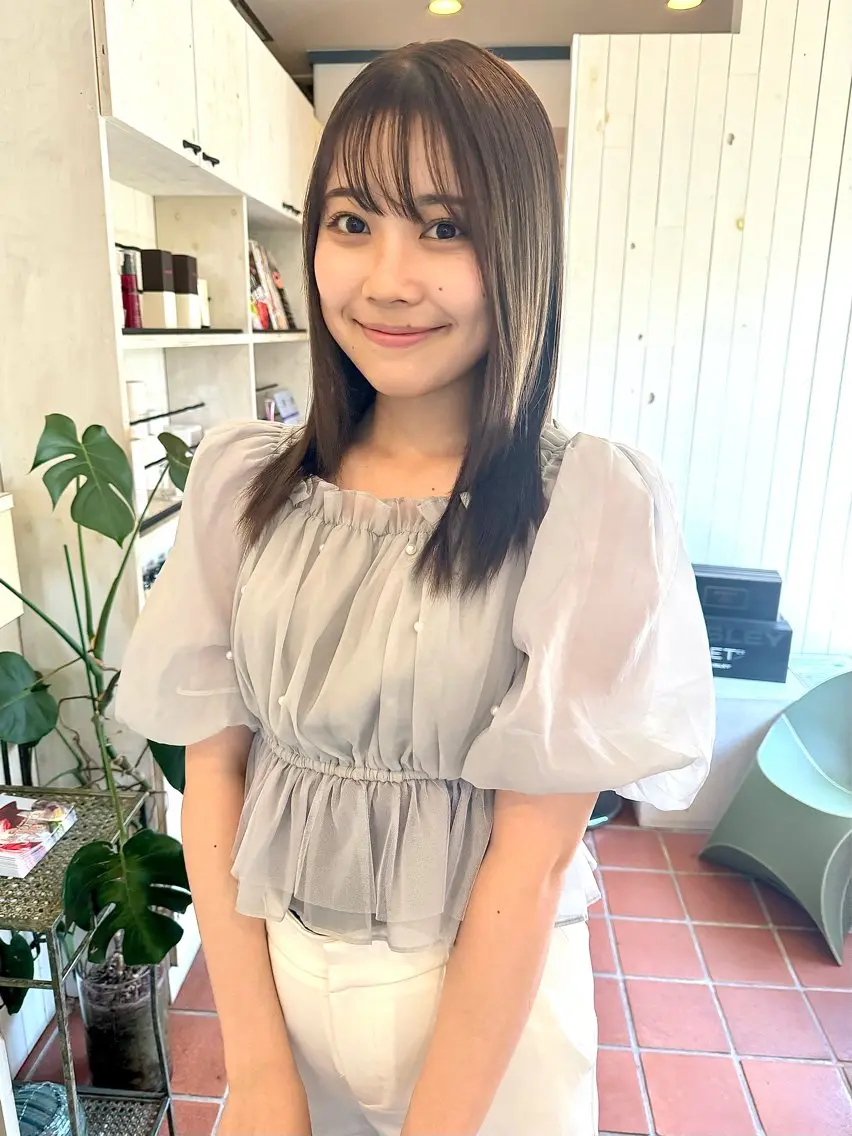 カラー カット ヘアカラー 🌿‬Hanon 藤井よし乃🌿‬のヘアスタイル