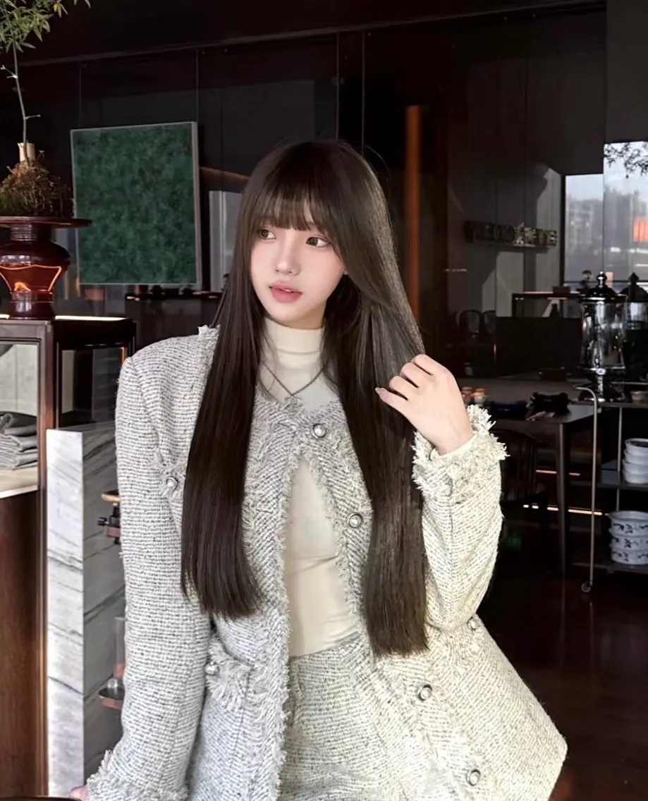 ロング 🎀韓国スリムタッキ 羽エクステ🎀kiiのヘアスタイル