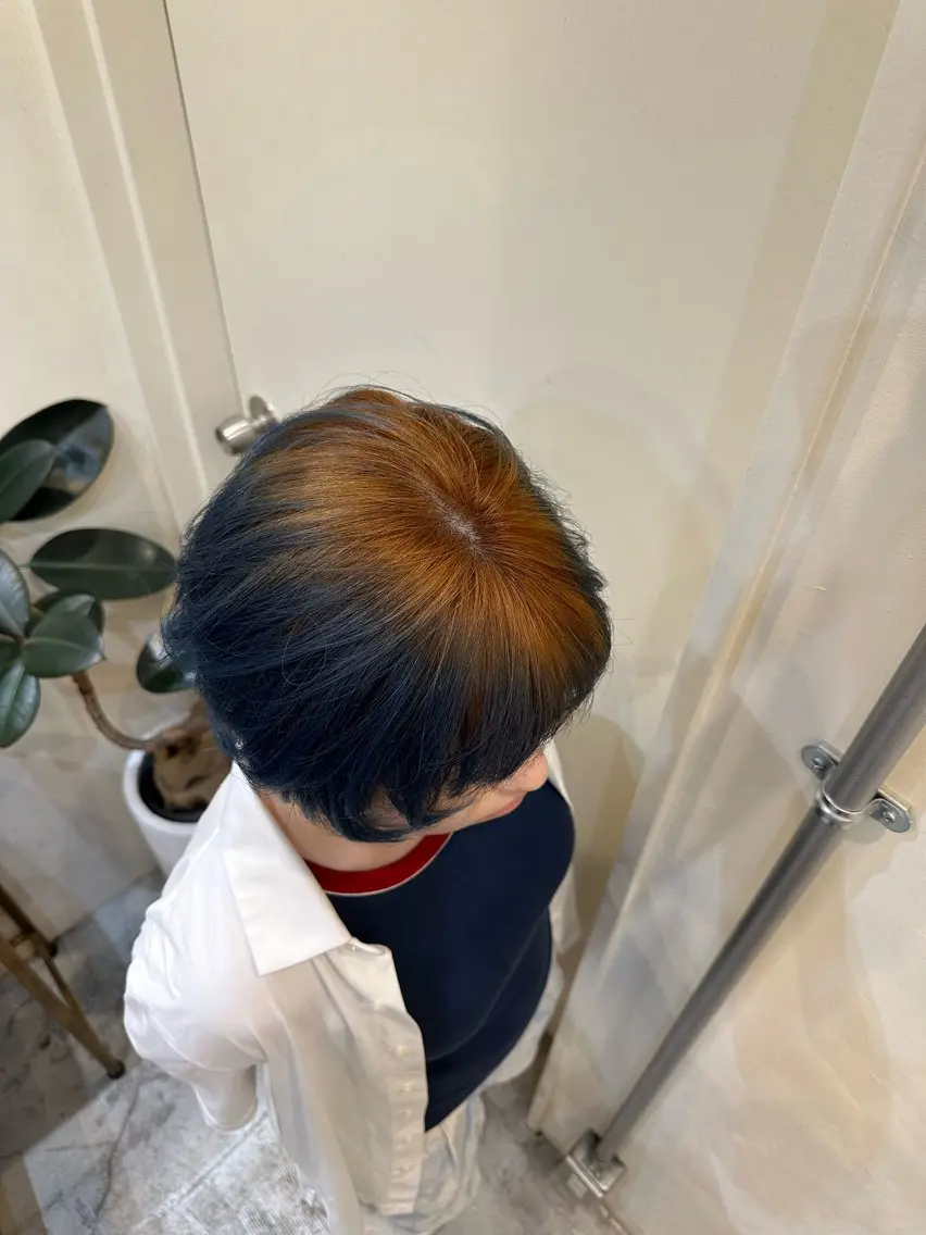 カラー ブリーチ デザインカラー ヘアカラー YUU Belle 新宿のヘアスタイル