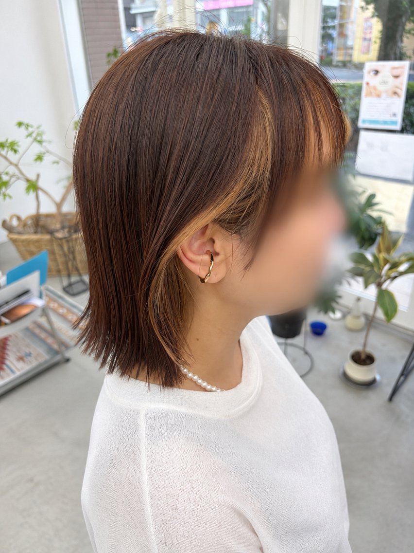 ショート カラー カット Lukia みなみのヘアスタイル