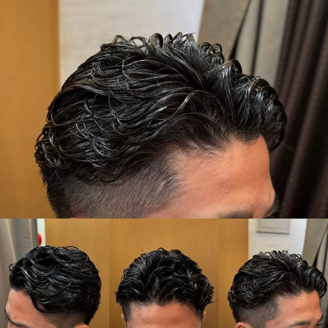 ミディアム 阿賀 佑季のヘアスタイル