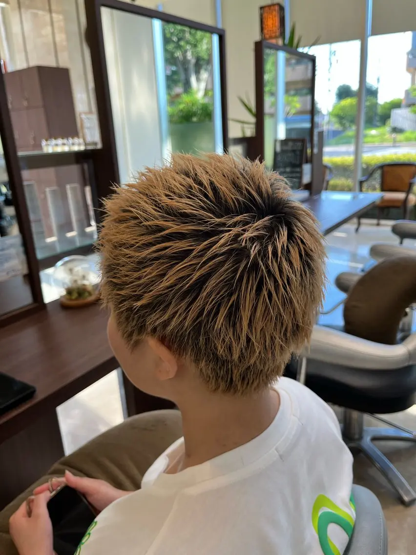 ショート パーマ メンズ ショートヘア 🧊メンズ特化🧊 高木航希のヘアスタイル