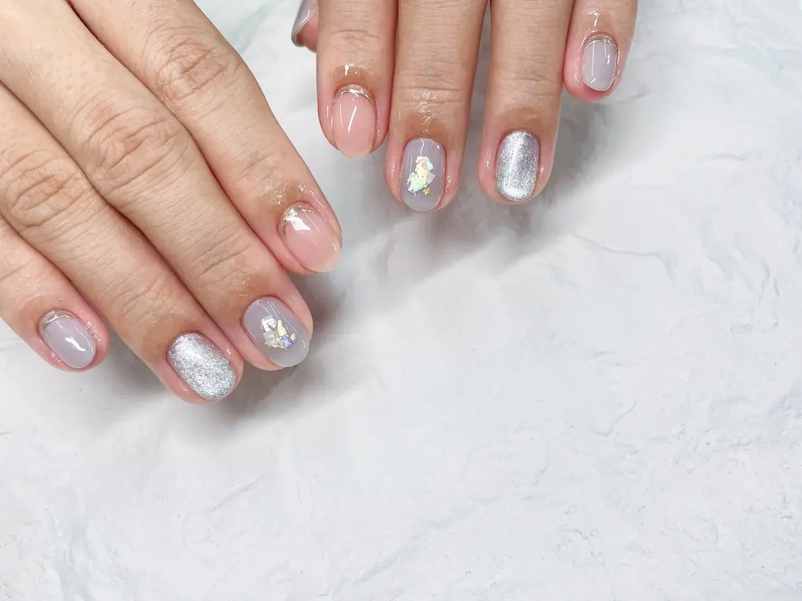 【ジェルオフ無料　ケア込み】定額simple コース全30組￥6500の写真