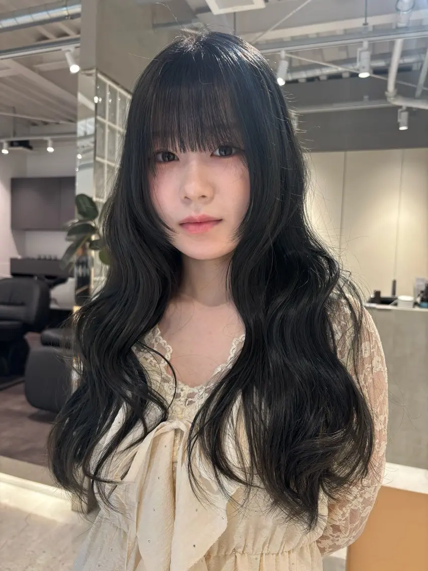 ロング カラー らん カラーモデル募集中のヘアスタイル