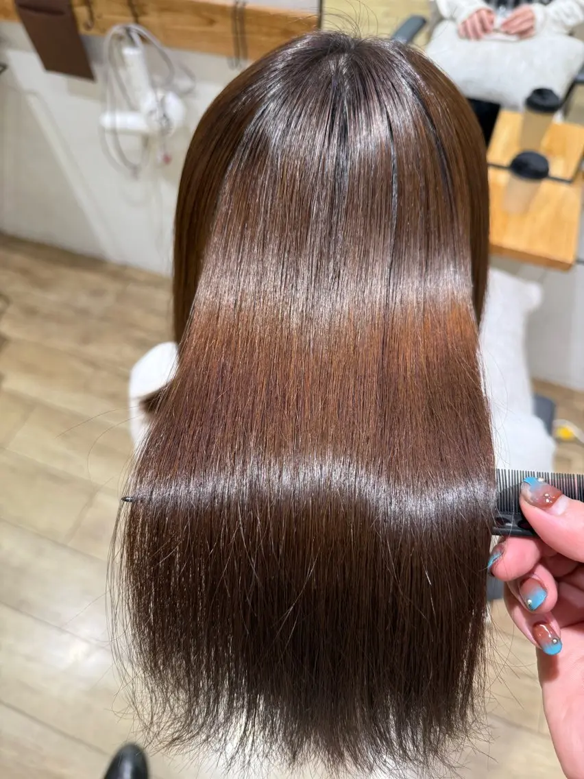 ロング 縮毛矯正 ✨️パーマ✨ たなかひろとのヘアスタイル