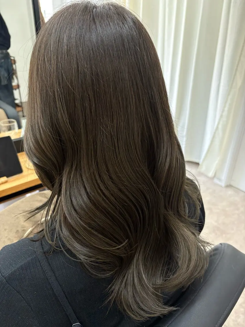 セミロング トリートメント ヘッドスパ anB Bのヘアスタイル