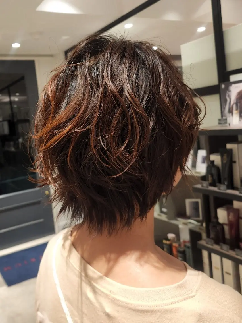 ショート パーマ ✨似合わせショート✨ 小田　なつめのヘアスタイル