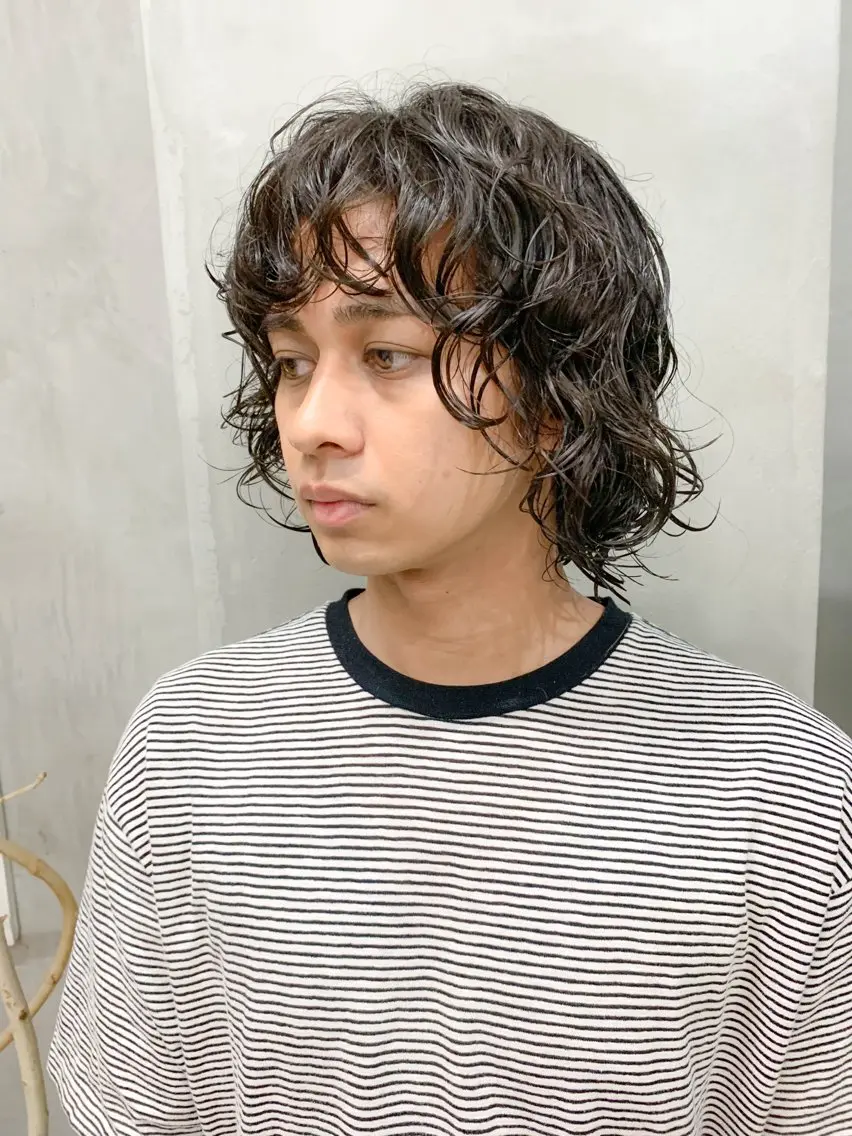 パーマ メンズ カット パーマ 横井伴典 名古屋駅 メンズパーマ/カットのヘアスタイル
