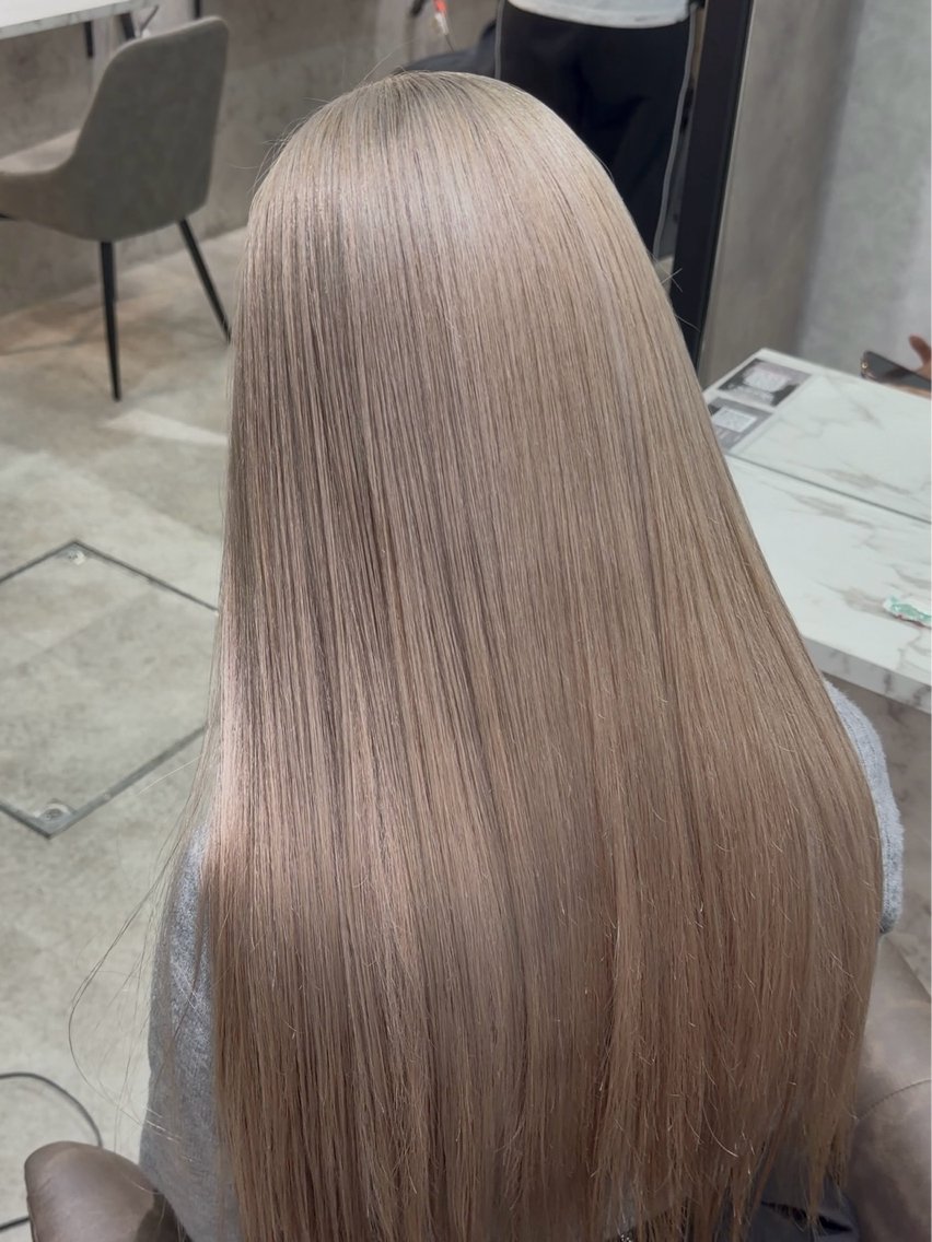 ロング カラー 色落ちまで盛れる 💟まなみのヘアスタイル