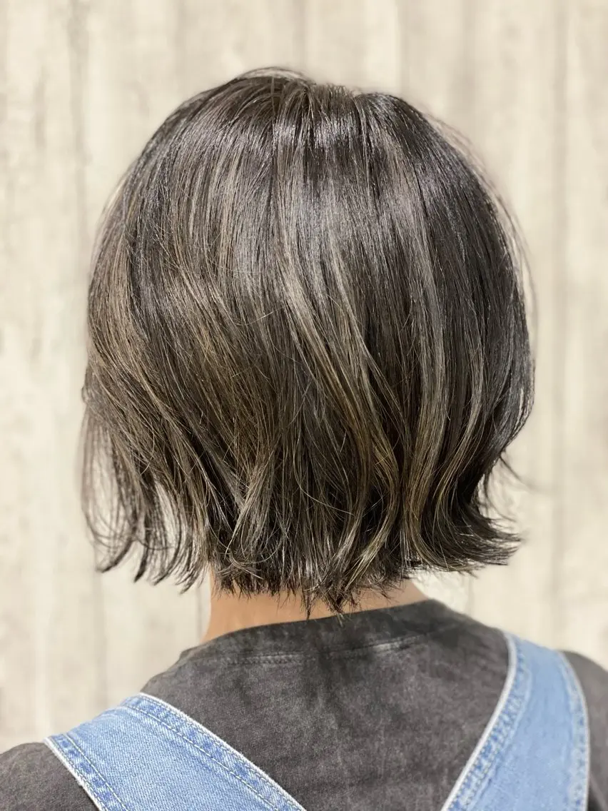 【🤩周りと差をつけたい🤩】外国人風コントラストハイライト➕ケアトリートメントの写真