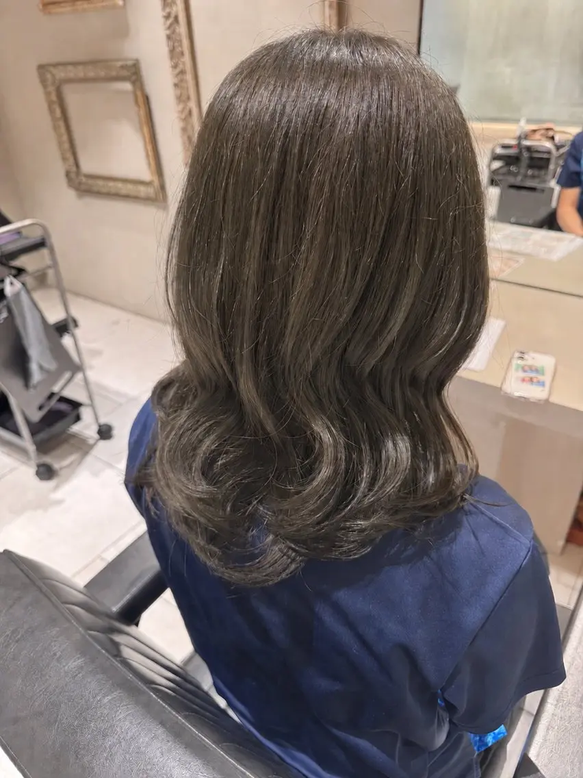 カラー 安部 龍斗のヘアスタイル
