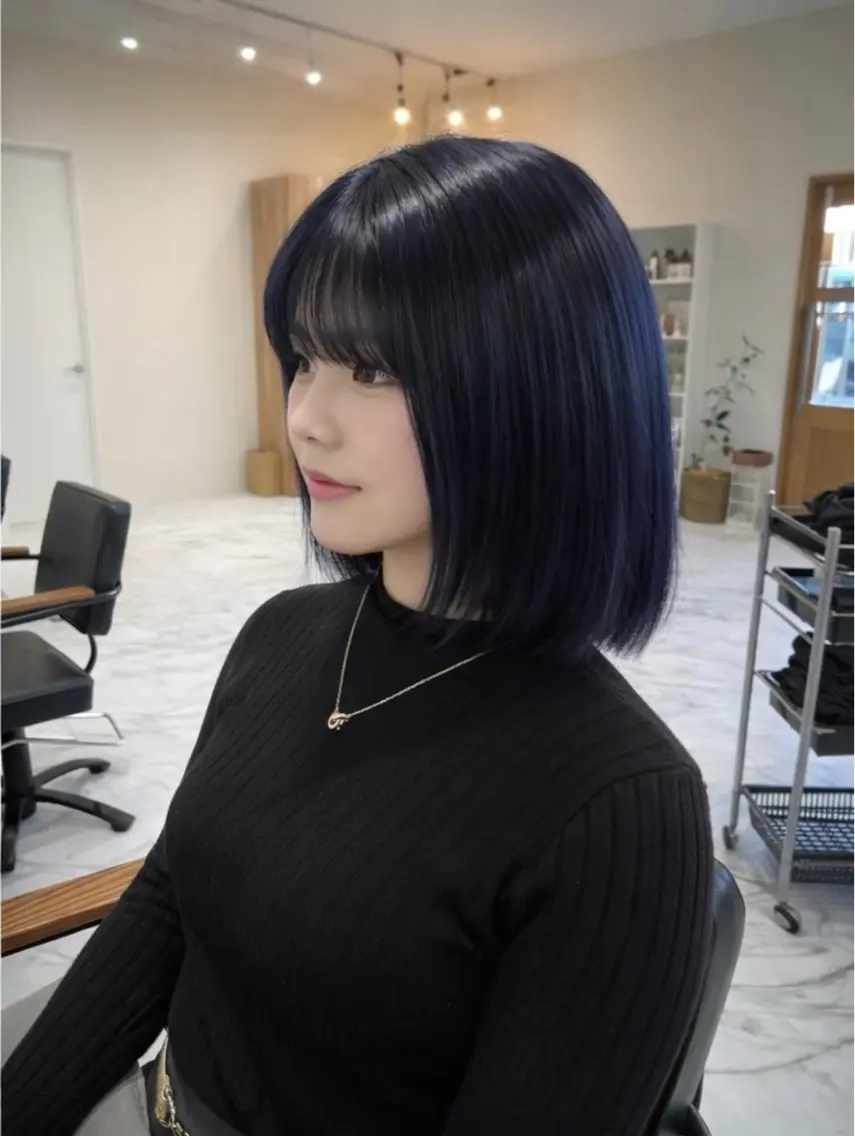 ミディアム ヘアカラー カラーリスト カラー特化/ゆづきのヘアスタイル