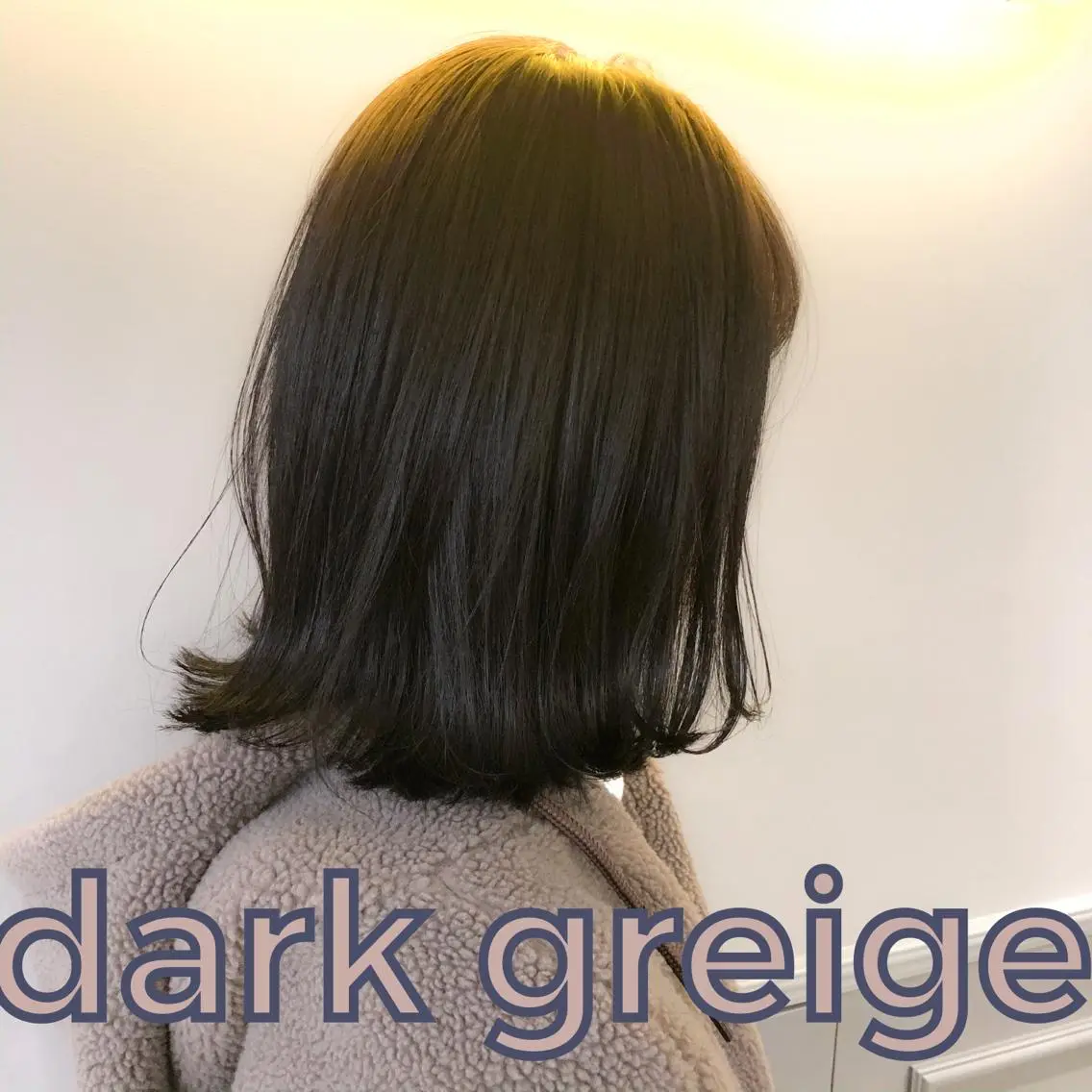 ミディアム カット ヘアカラー ハイトーン×レイヤー カットTAKUMIのヘアスタイル