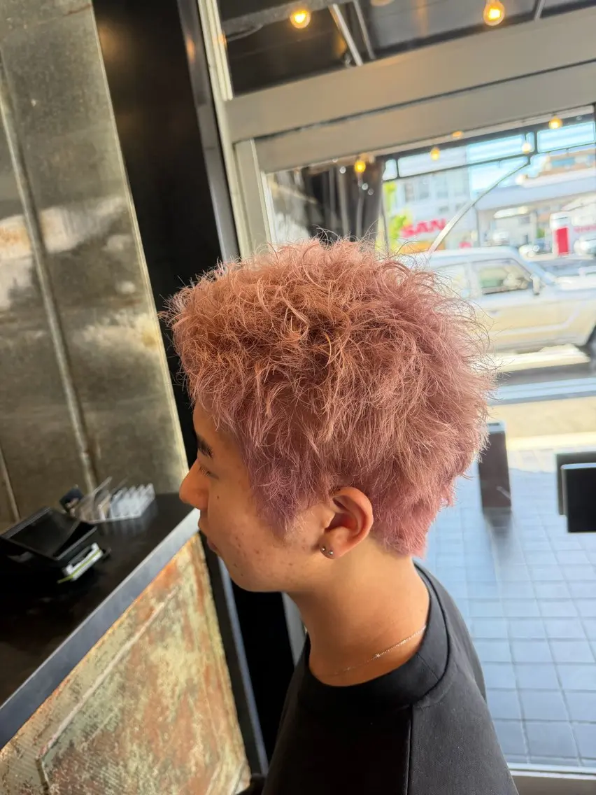 カラー メンズ カット ヘアカラー 都築 愛翔のヘアスタイル