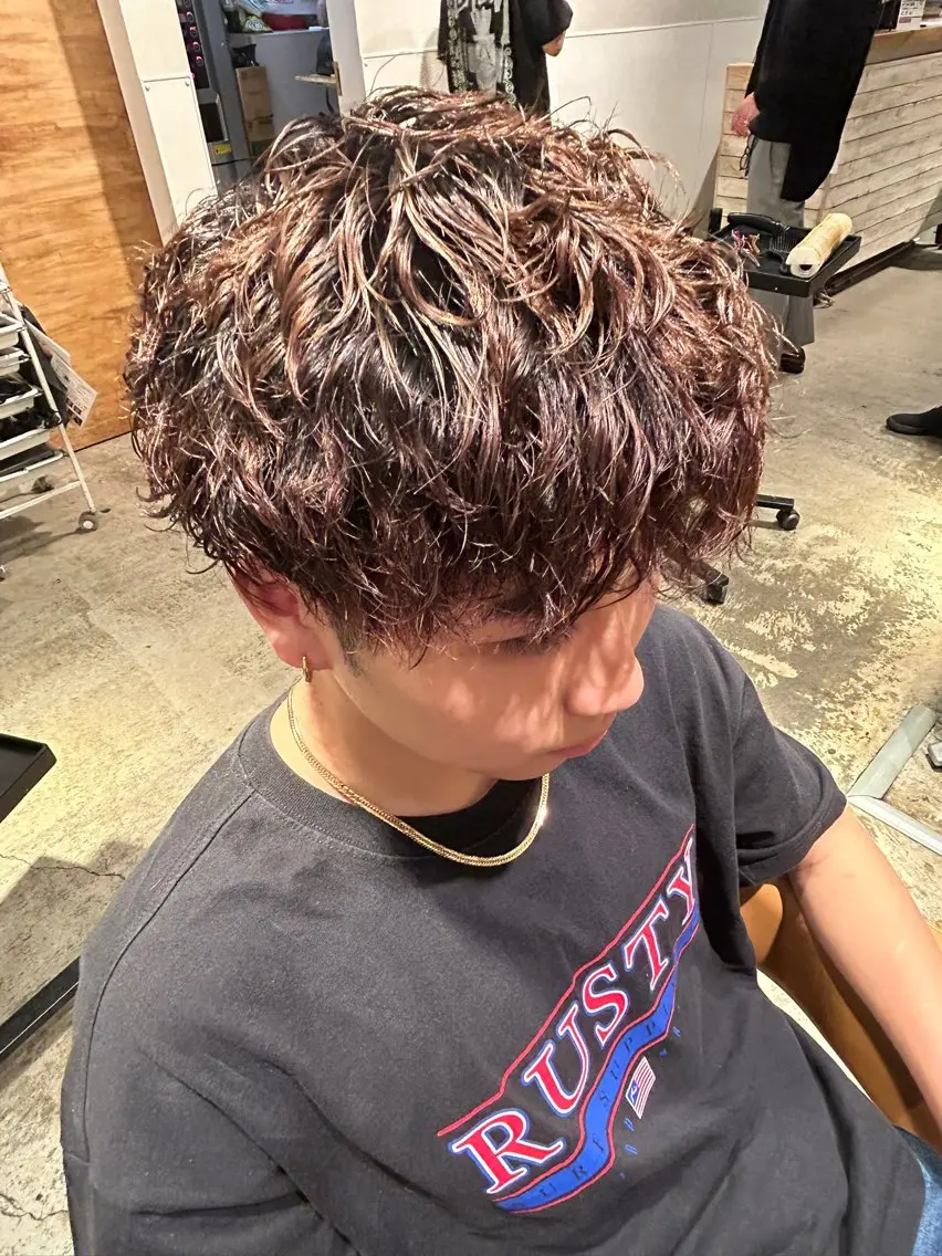 ✨🪐メンズカット+特殊パーマ+2ステップトリートメント🪐✨の写真