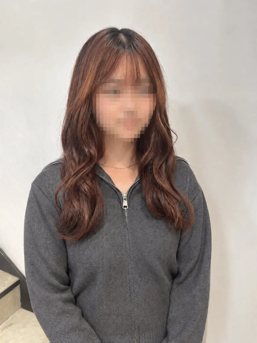 セミロング くびれヘア レイヤーカット アノン /本山美容院のヘアスタイル