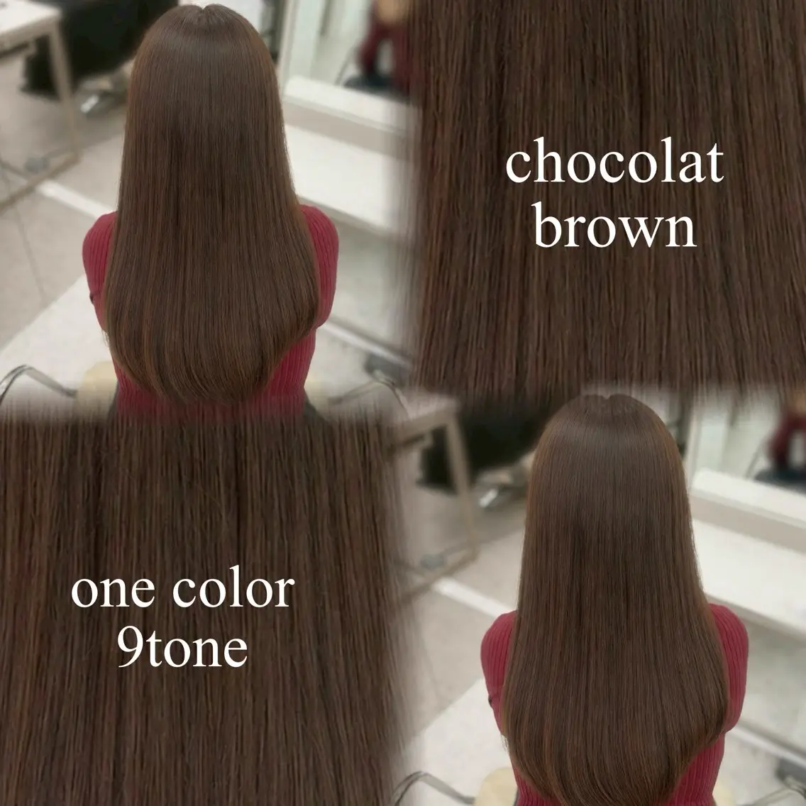 ロング カラー ブラウンカラー ショコラブラウン ピンクカラー ヘアカラー COCO_asuka カラー/髪質改善のヘアスタイル