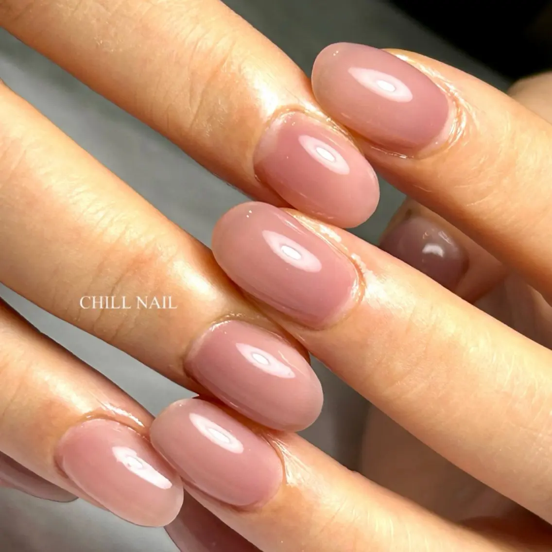 ネイル ピンク ハンドネイル CHILL NAILのネイルデザイン